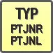 Piktogram - Typ: PTJNR/L